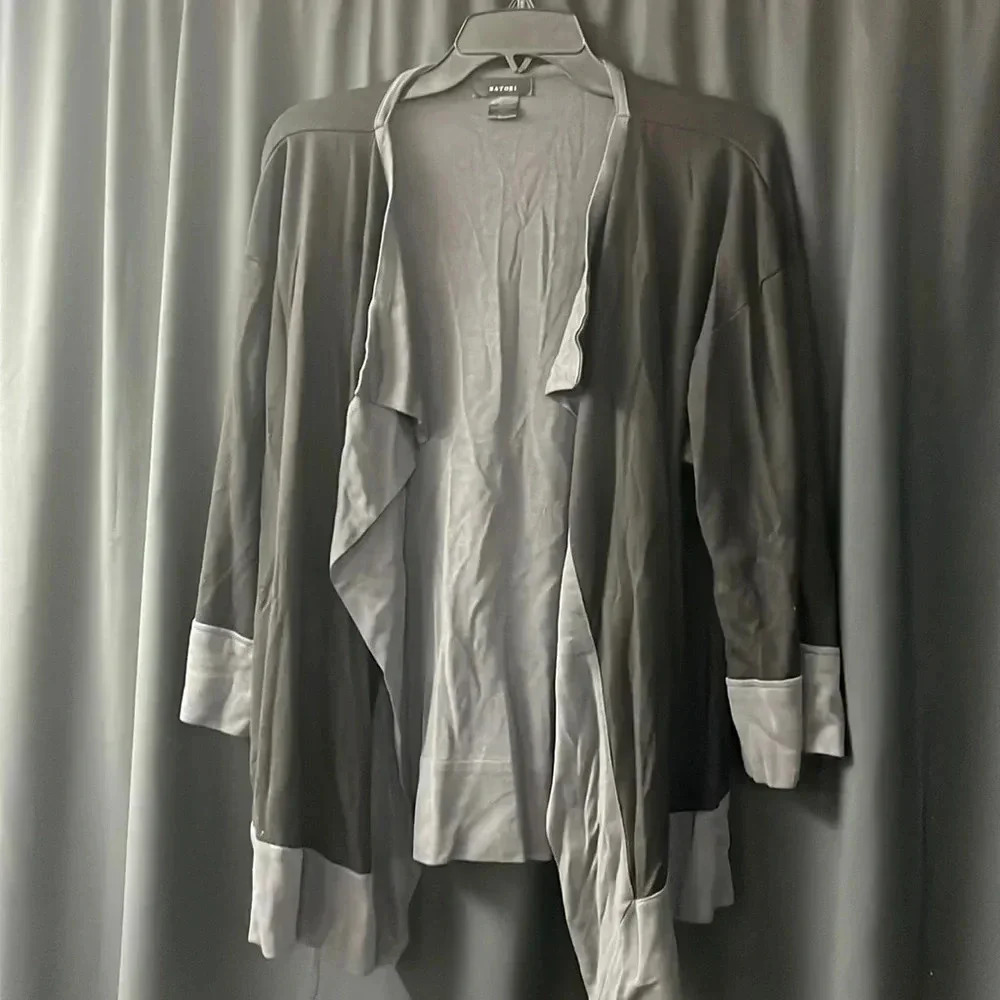 Natori Black & Gray Sweater‎ S